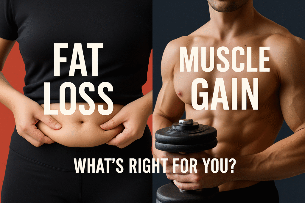 Fat loss vs muscle gain
