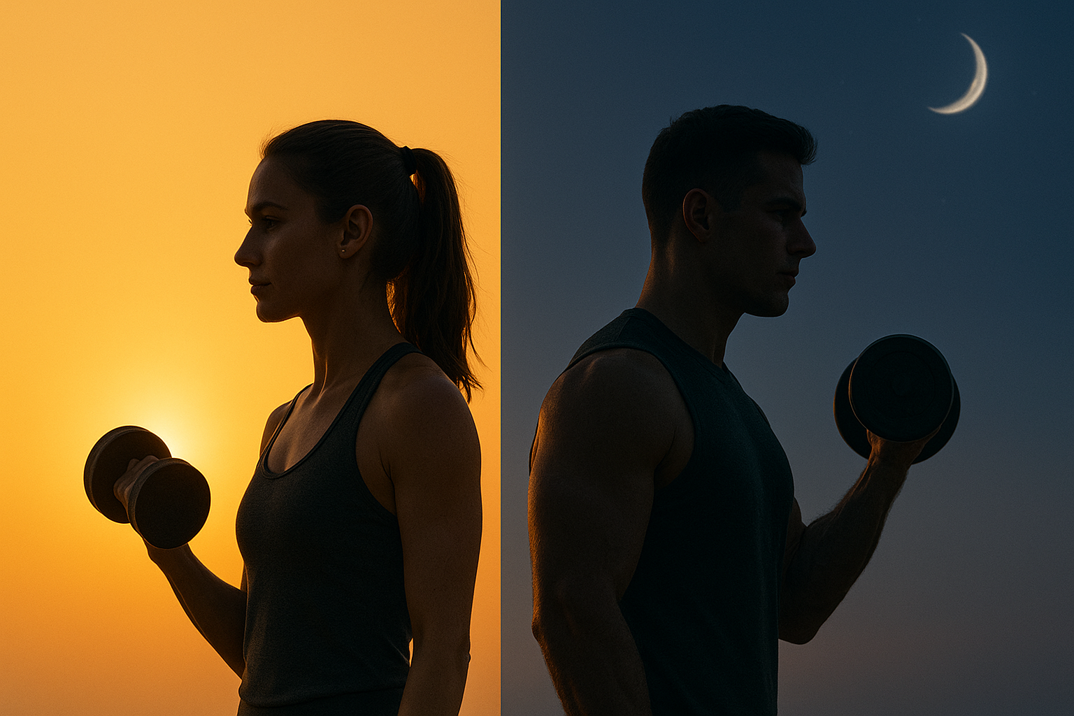 Morning vs Evening Workouts comparison fitness