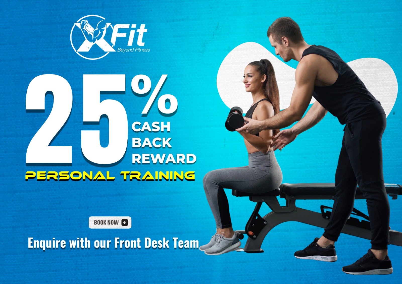 25% Cashback offer personal training